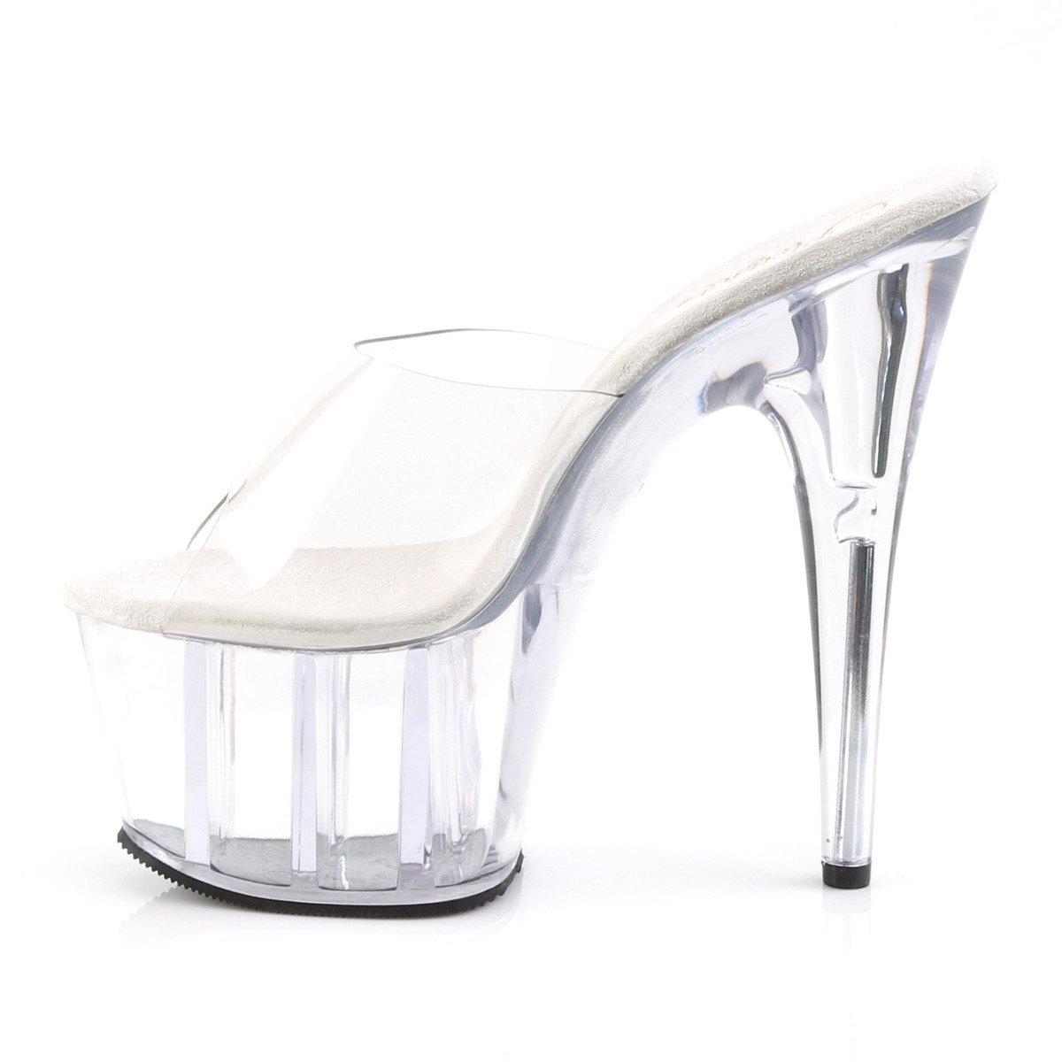 Pleaser Adore-701 C/M - Clear High-Platform Sandals