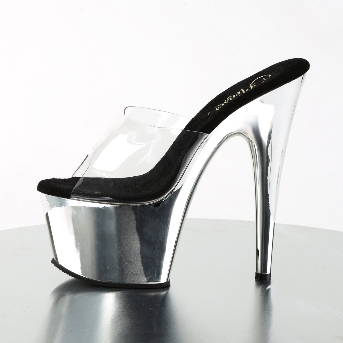Pleaser Adore-701 C/SCH - Clear High-Platform Sandals