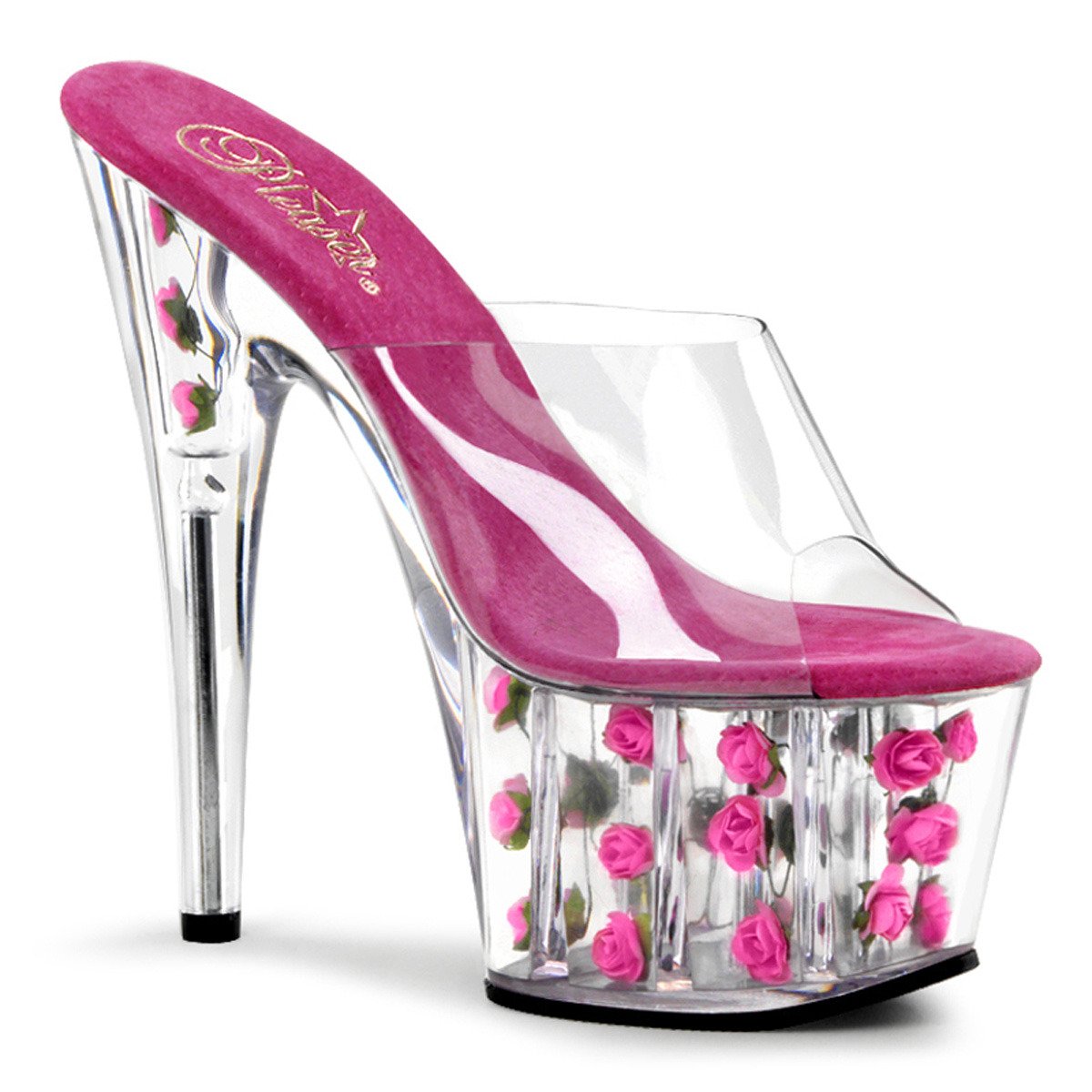 Pleaser Adore-701FL C/HP - Clear High-Platform Sandals