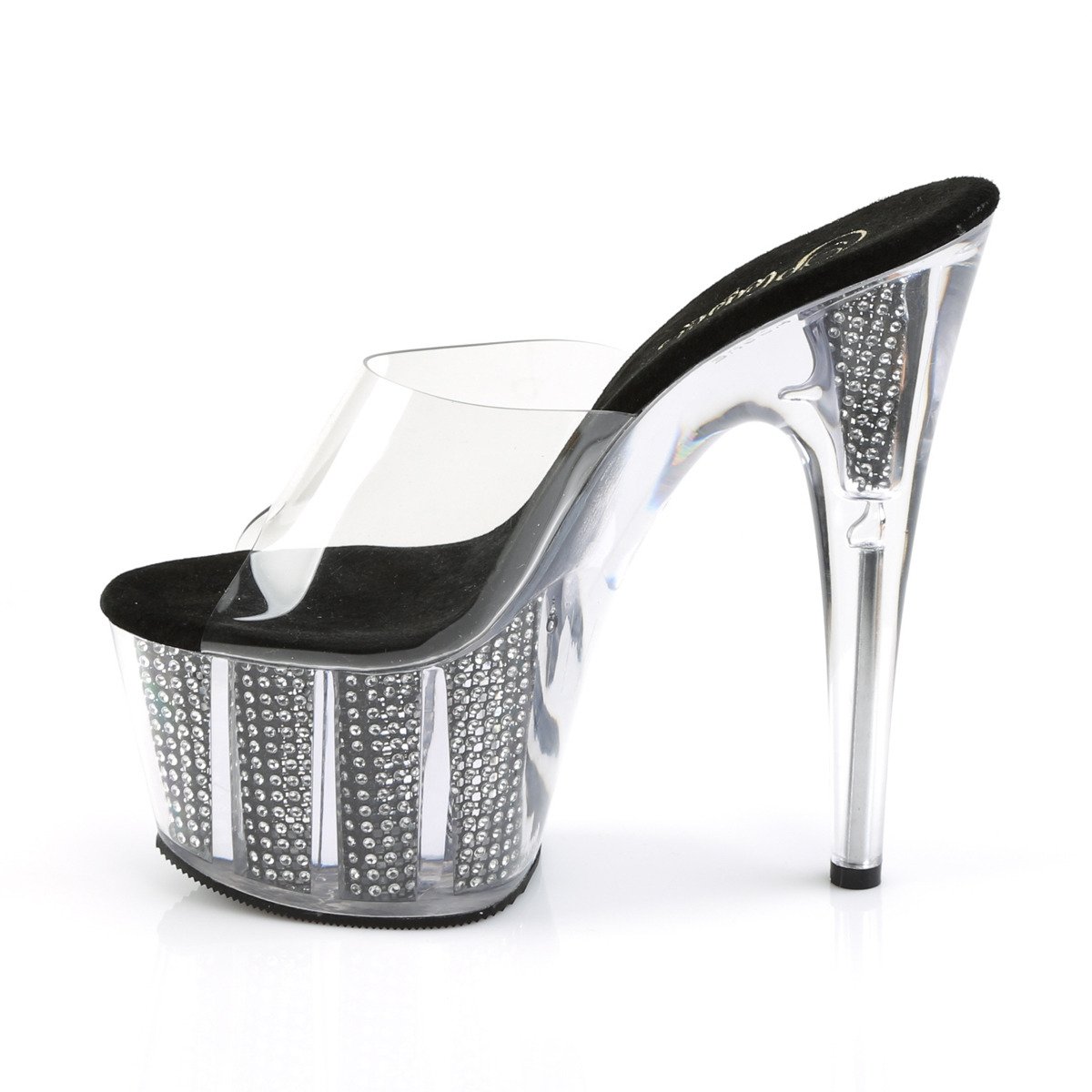 Pleaser Adore-701SRS C/B - Clear High-Platform Sandals