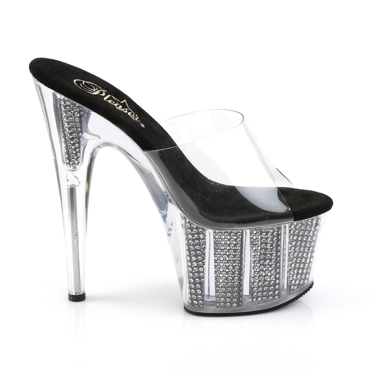 Pleaser Adore-701SRS C/B - Clear High-Platform Sandals