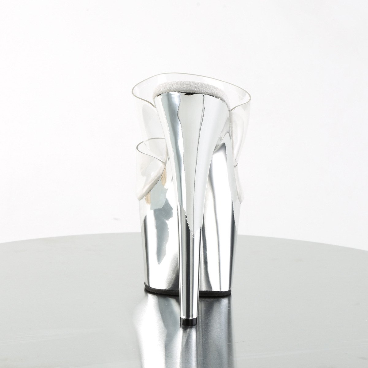 Pleaser Adore-702 C/SCH - Clear High-Platform Sandals