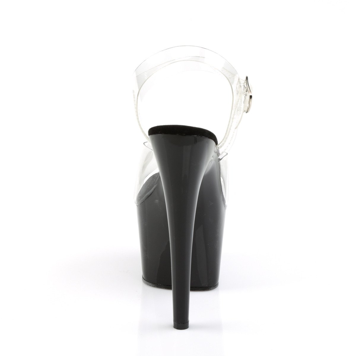 Pleaser Adore-708 C/B - Clear High-Platform Sandals