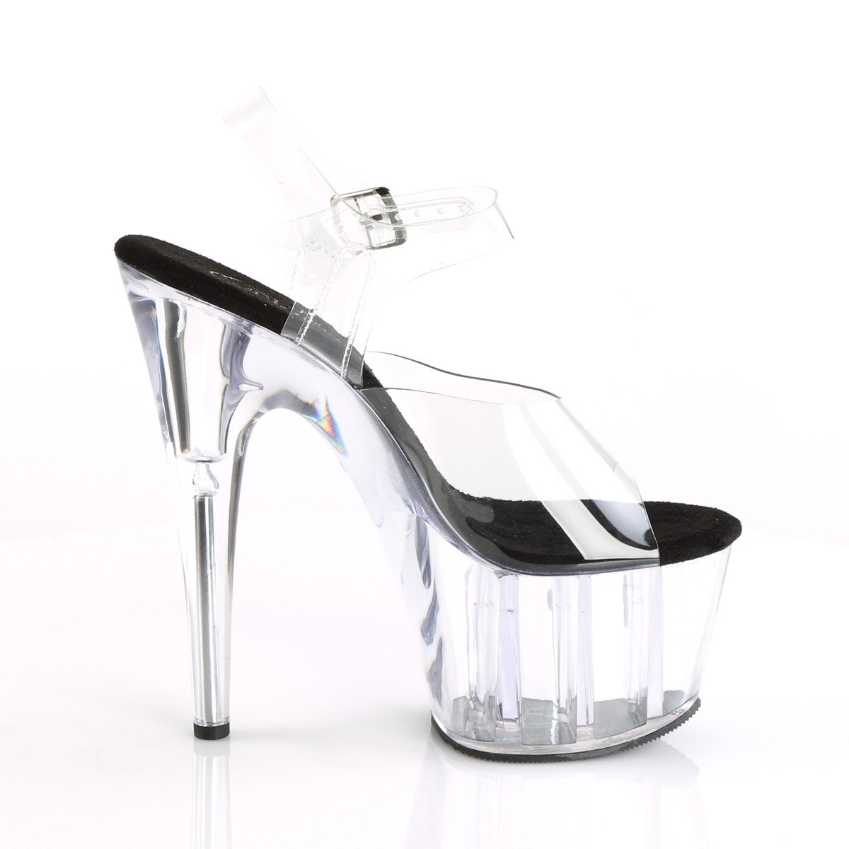 Pleaser Adore-708 C-B/C - Clear High-Platform Sandals