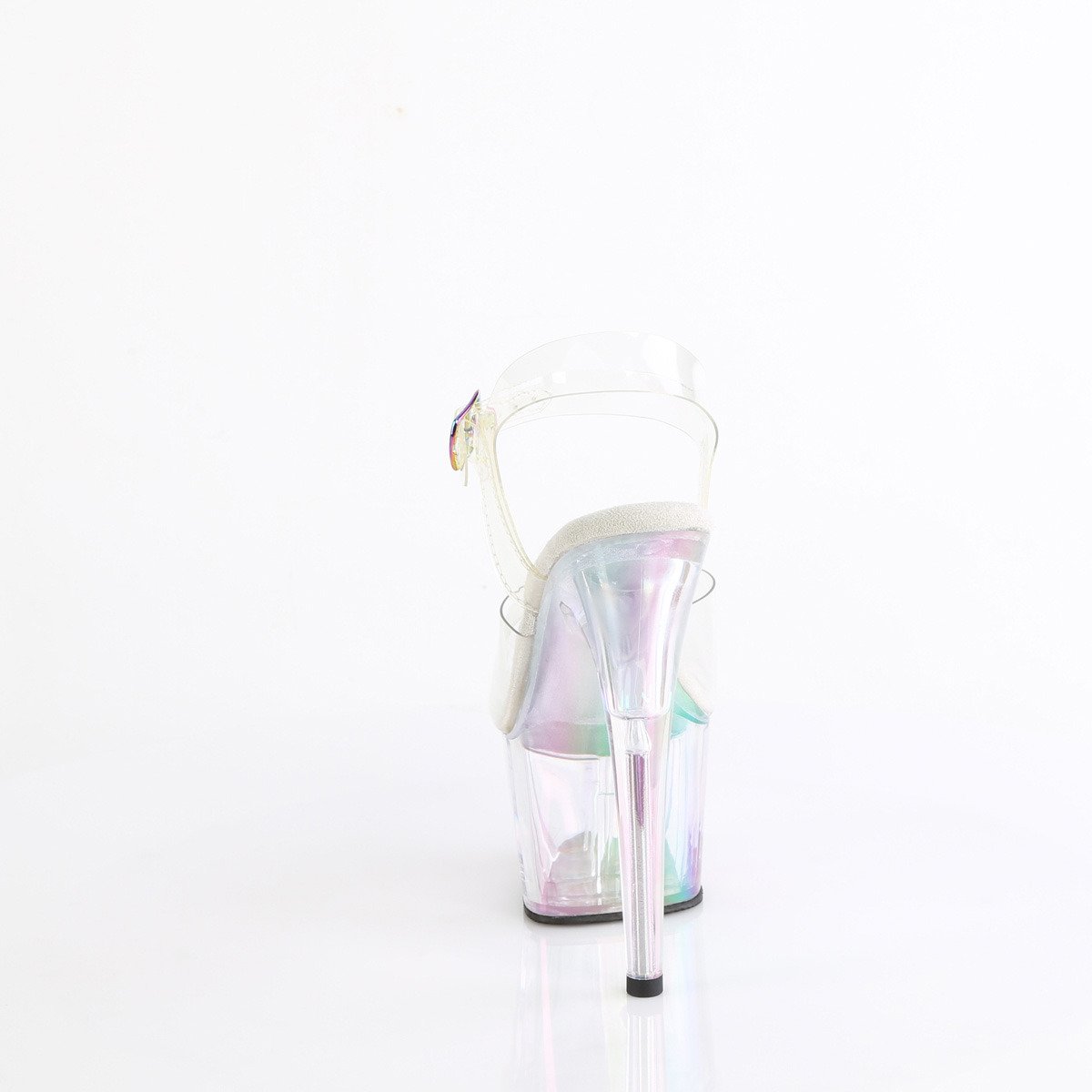 Pleaser Adore-708HT C/HGT - Clear High-Platform Sandals