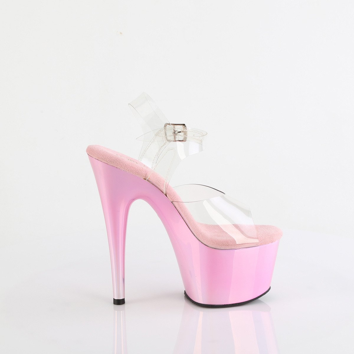 Pleaser Adore-708LQ C/LQBPHG - Clear High-Platform Sandals
