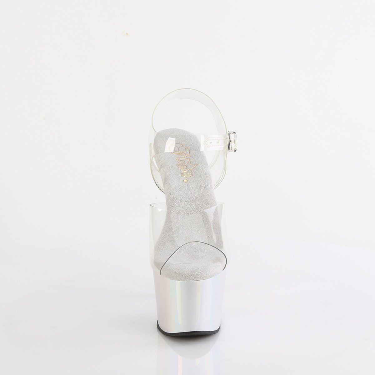 Pleaser Adore-708LQ C/LQSHG - Clear High-Platform Sandals
