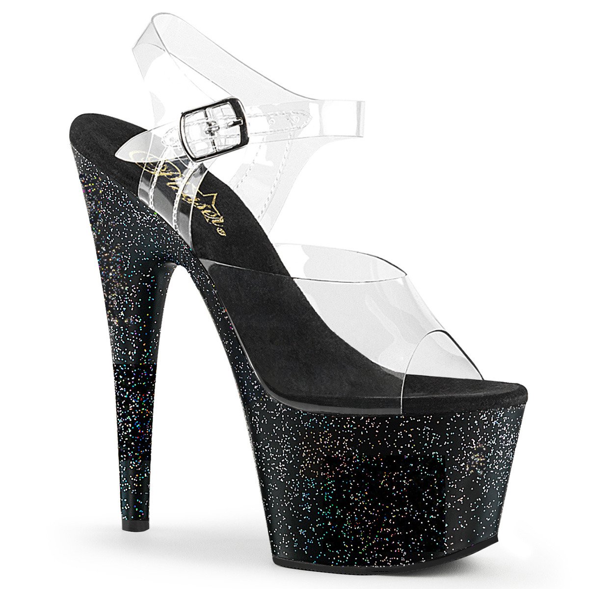 Pleaser Adore-708MG C/B - Clear High-Platform Sandals