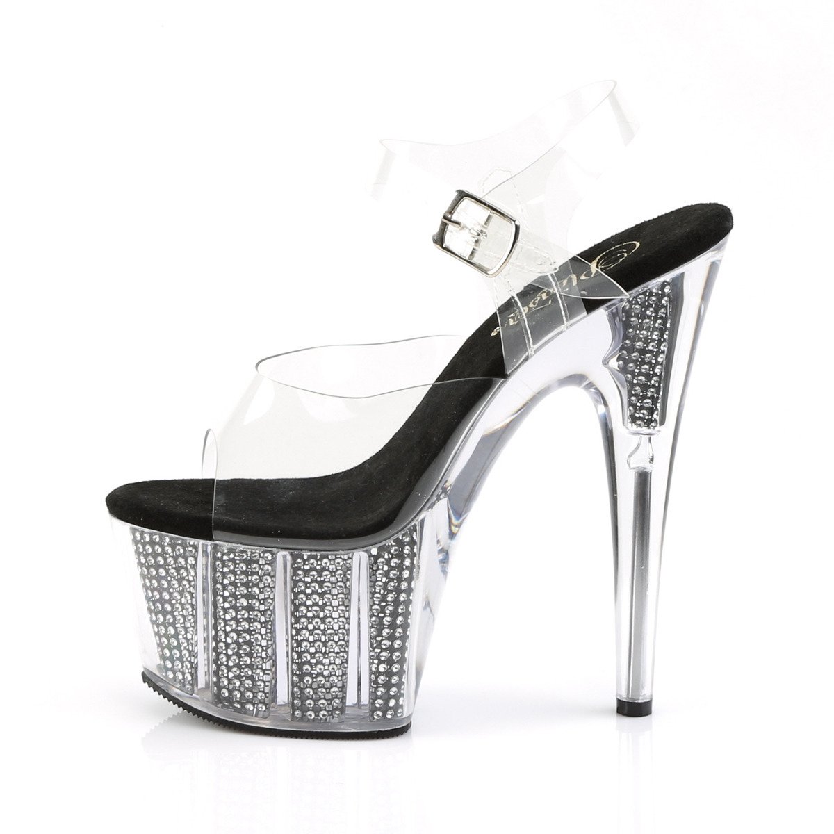 Pleaser Adore-708SRS C/B - Clear High-Platform Sandals