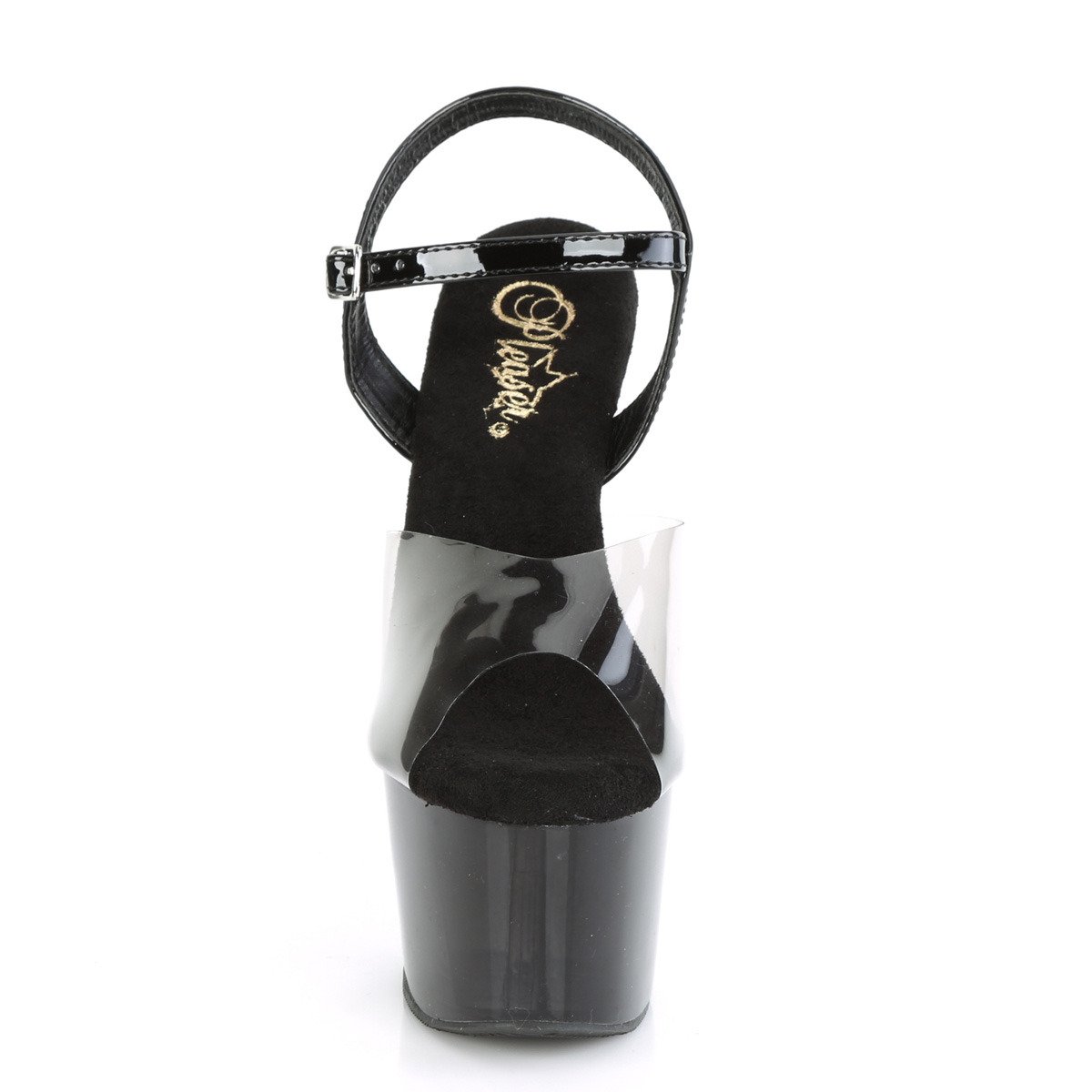 Pleaser Adore-708T-1 SK-BPT/B-C - Black High-Platform Sandals