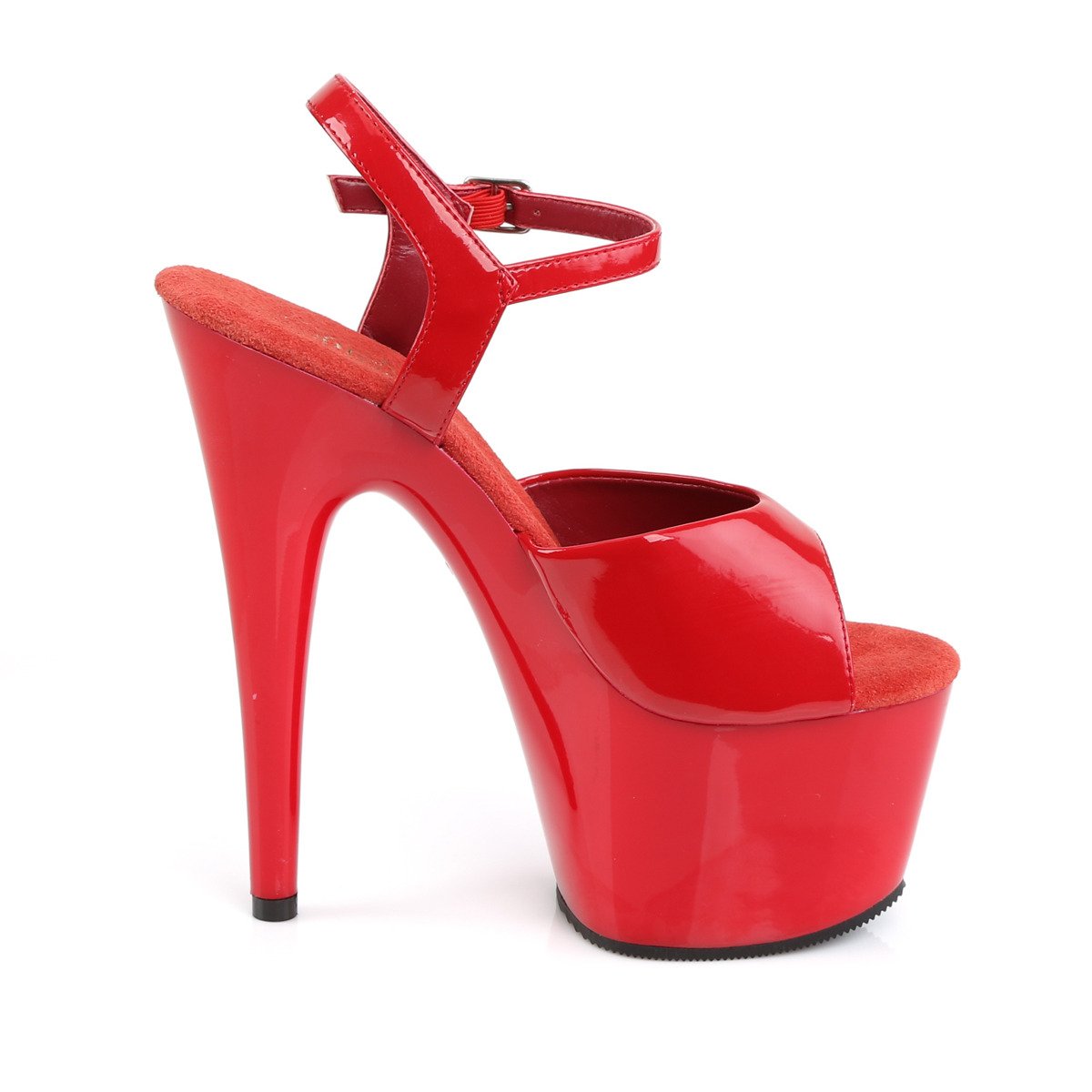 Pleaser Adore-709 R/M - Shiny Red High-Platform Sandals