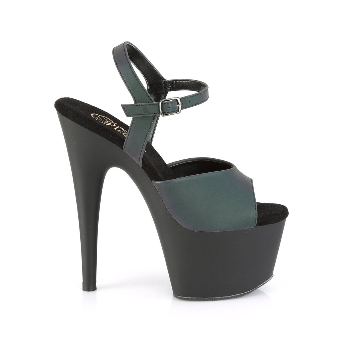 Pleaser Adore-709REFL GNMCRFG/B - Green High-Platform Sandals