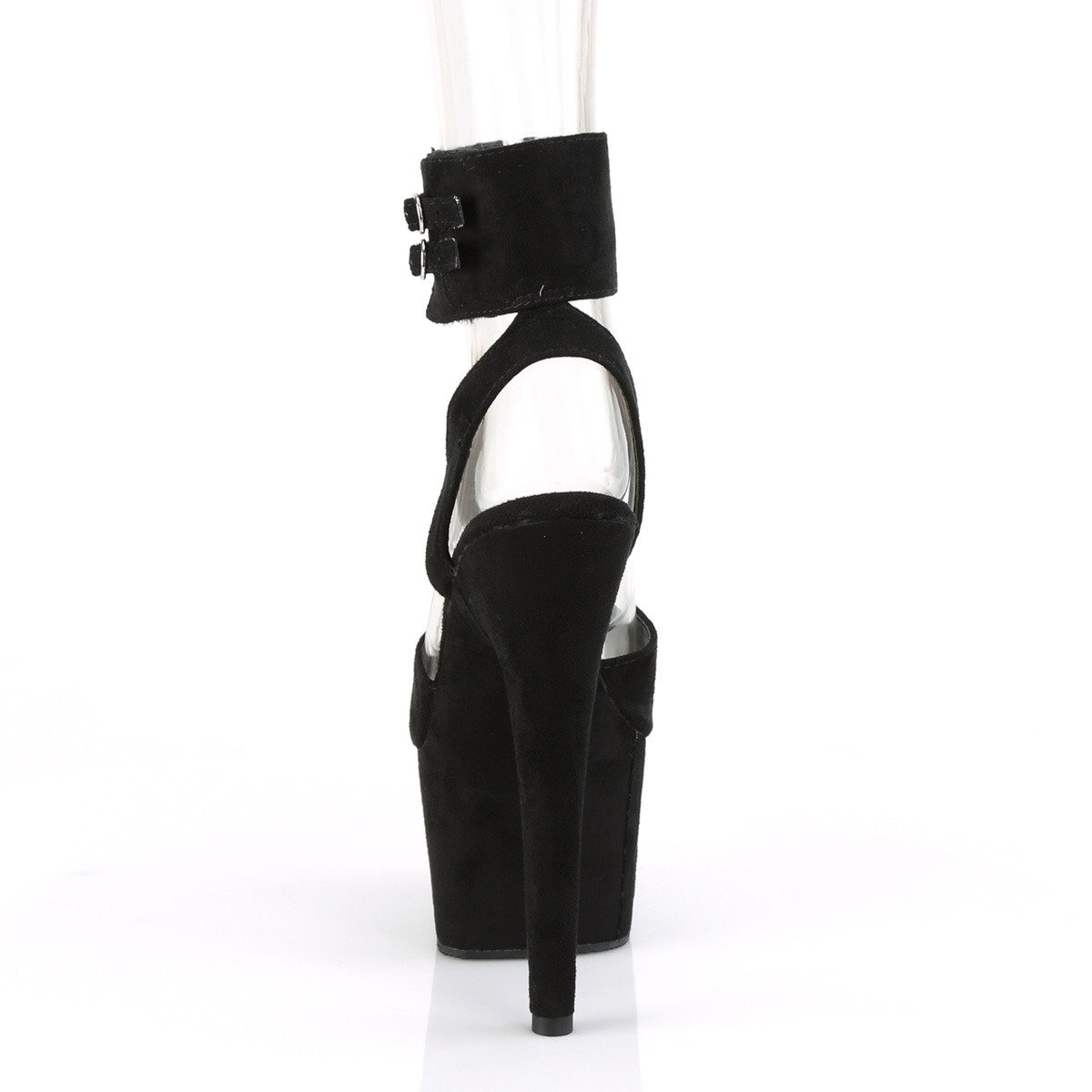 Pleaser Adore-791FS BFS/M - Black High-Platform Ankle Strap Heels