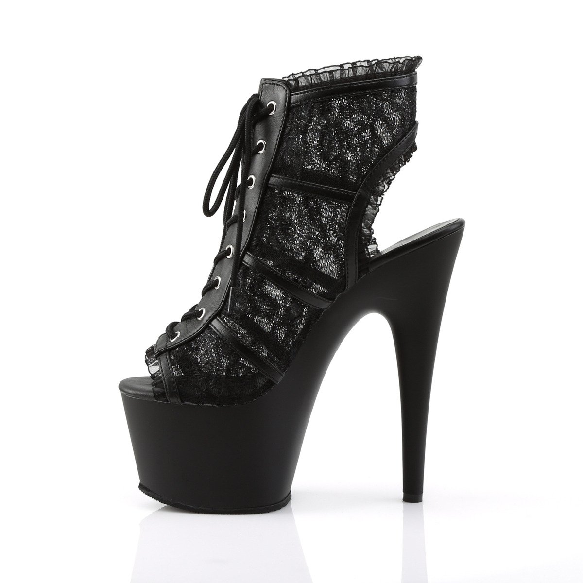 Pleaser Adore-796LC BM/M - Black High-Platform Sandals