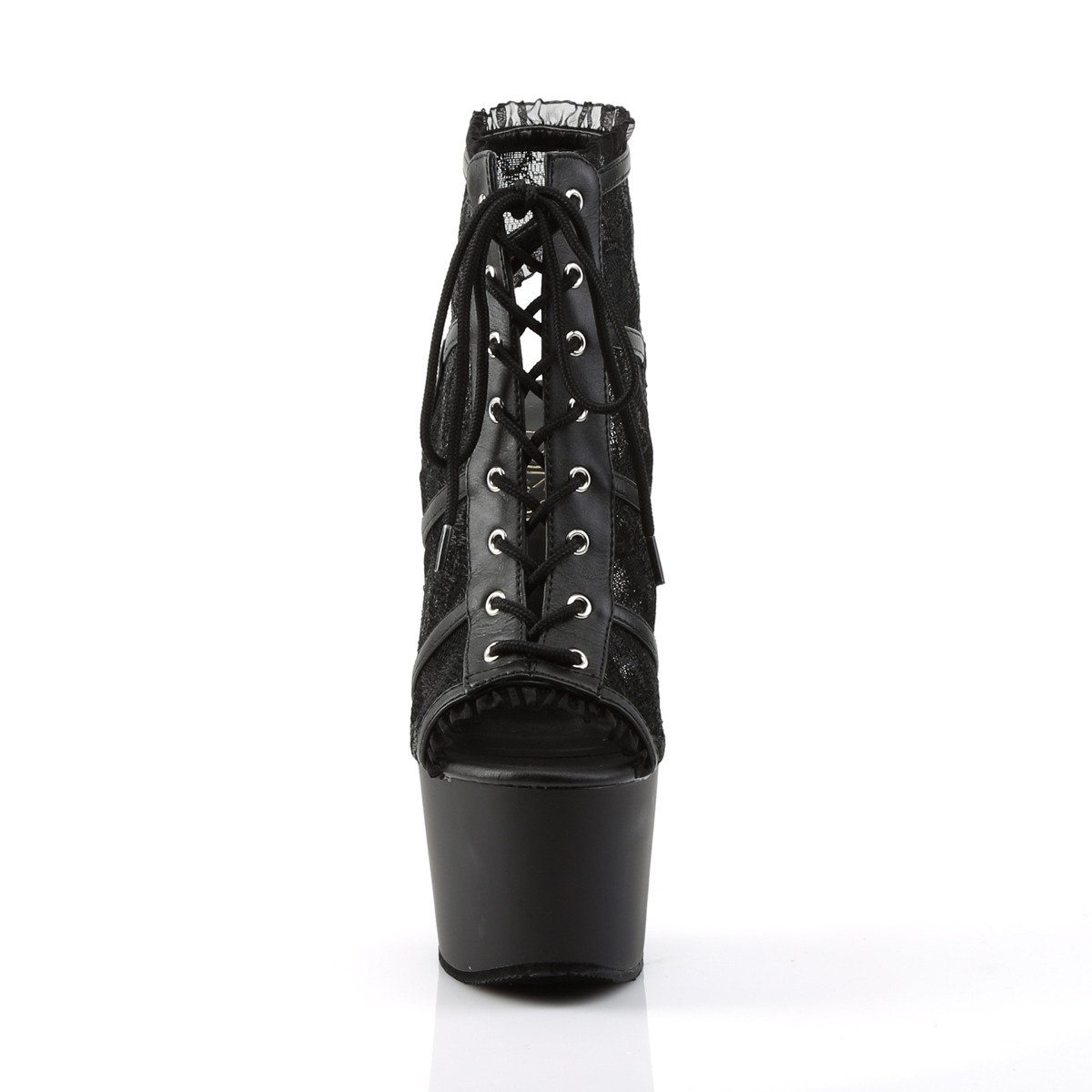 Pleaser Adore-796LC BM/M - Black High-Platform Sandals