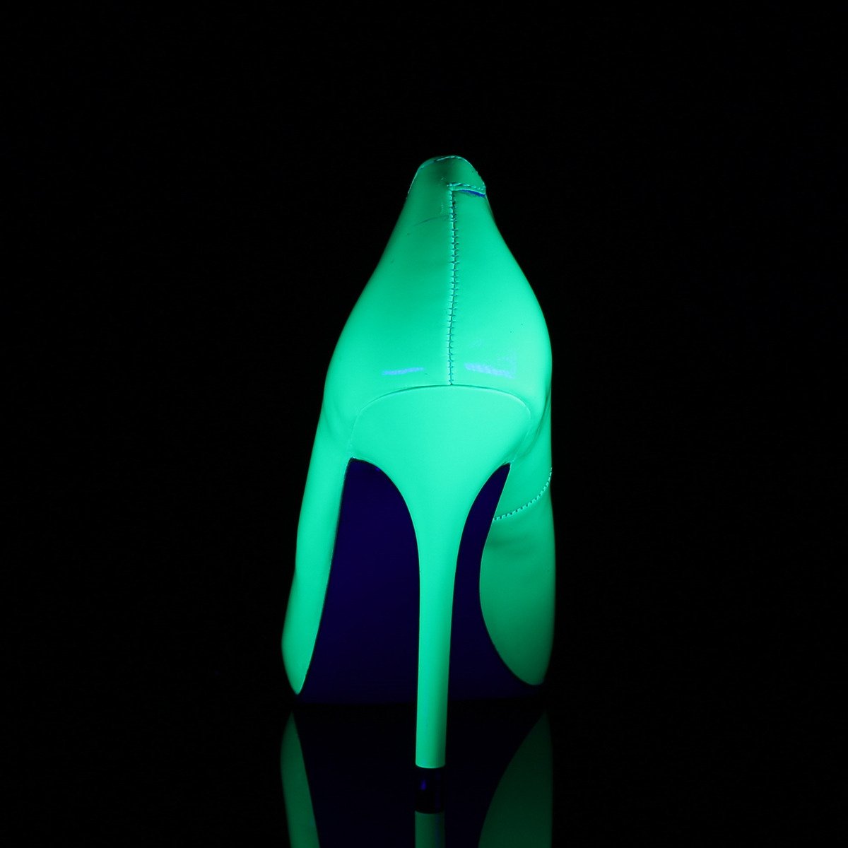 Pleaser Amuse-20 NGN - Shiny Green High-Heel Stilettos