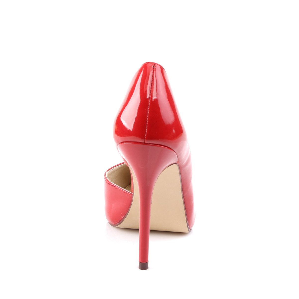 Pleaser Amuse-22 R - Shiny Red High-Heel Stilettos