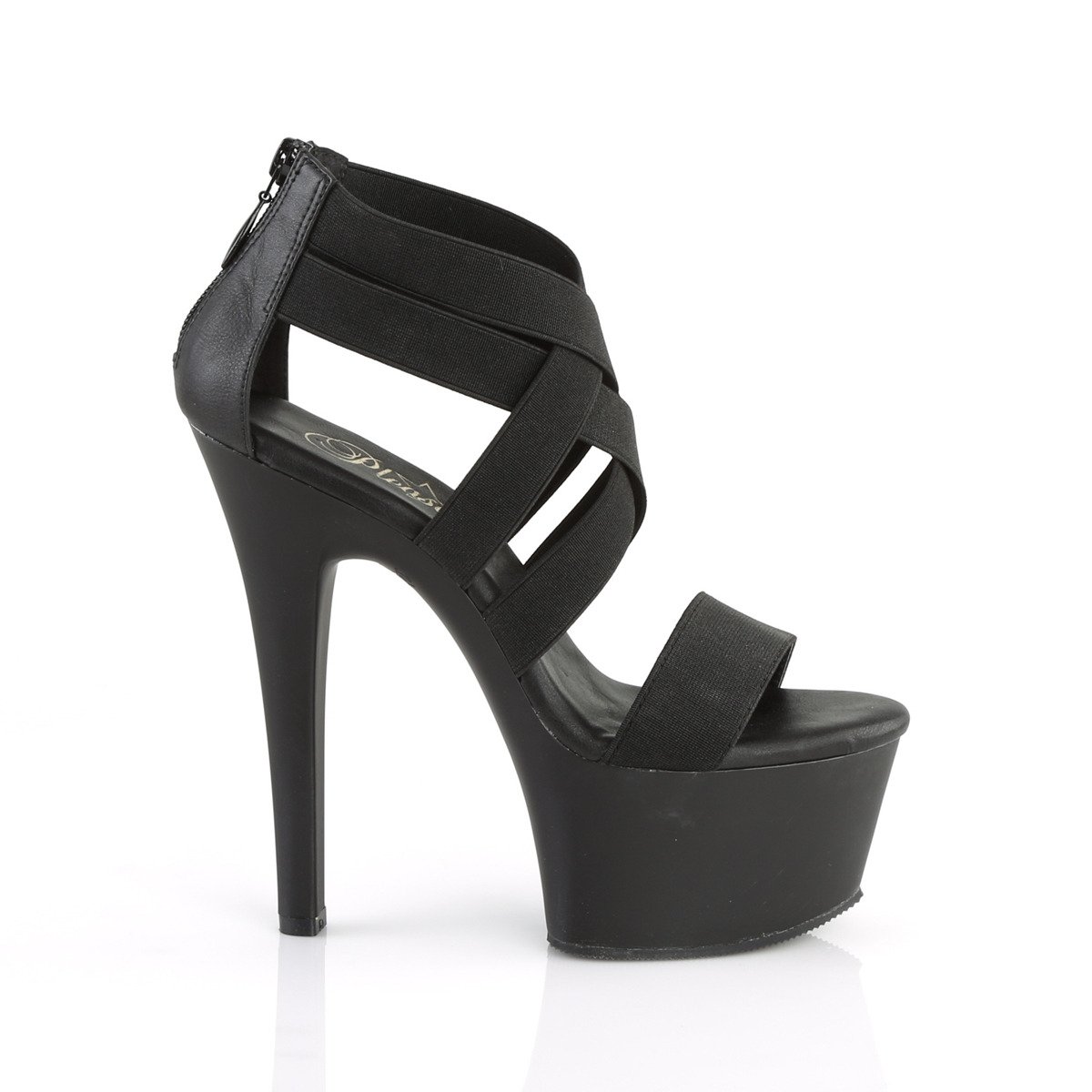 Pleaser Aspire-669 BELS/M - Black Platform High-Heel Sandals