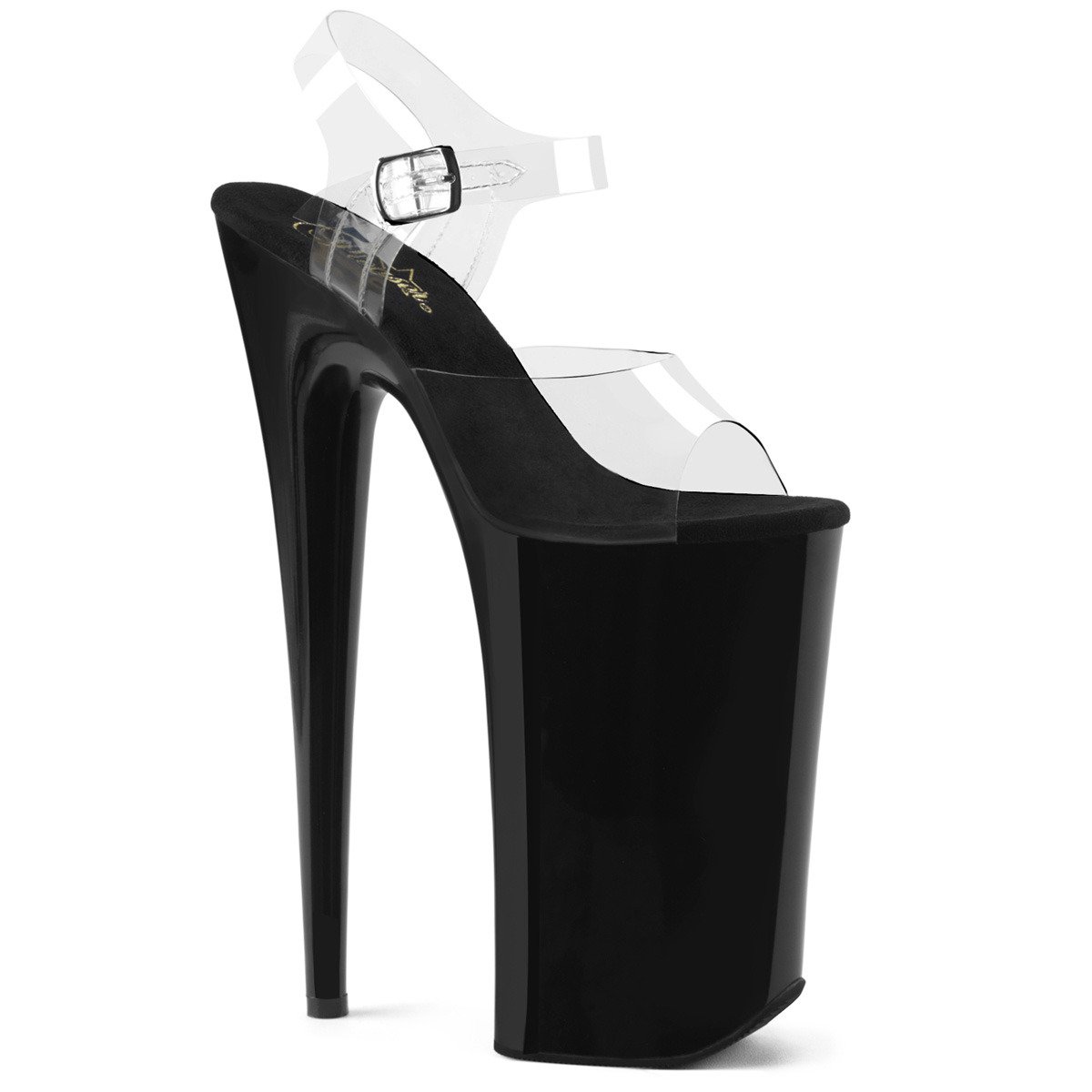 Pleaser Beyond-008 C/B - Clear High-Platform Sandals