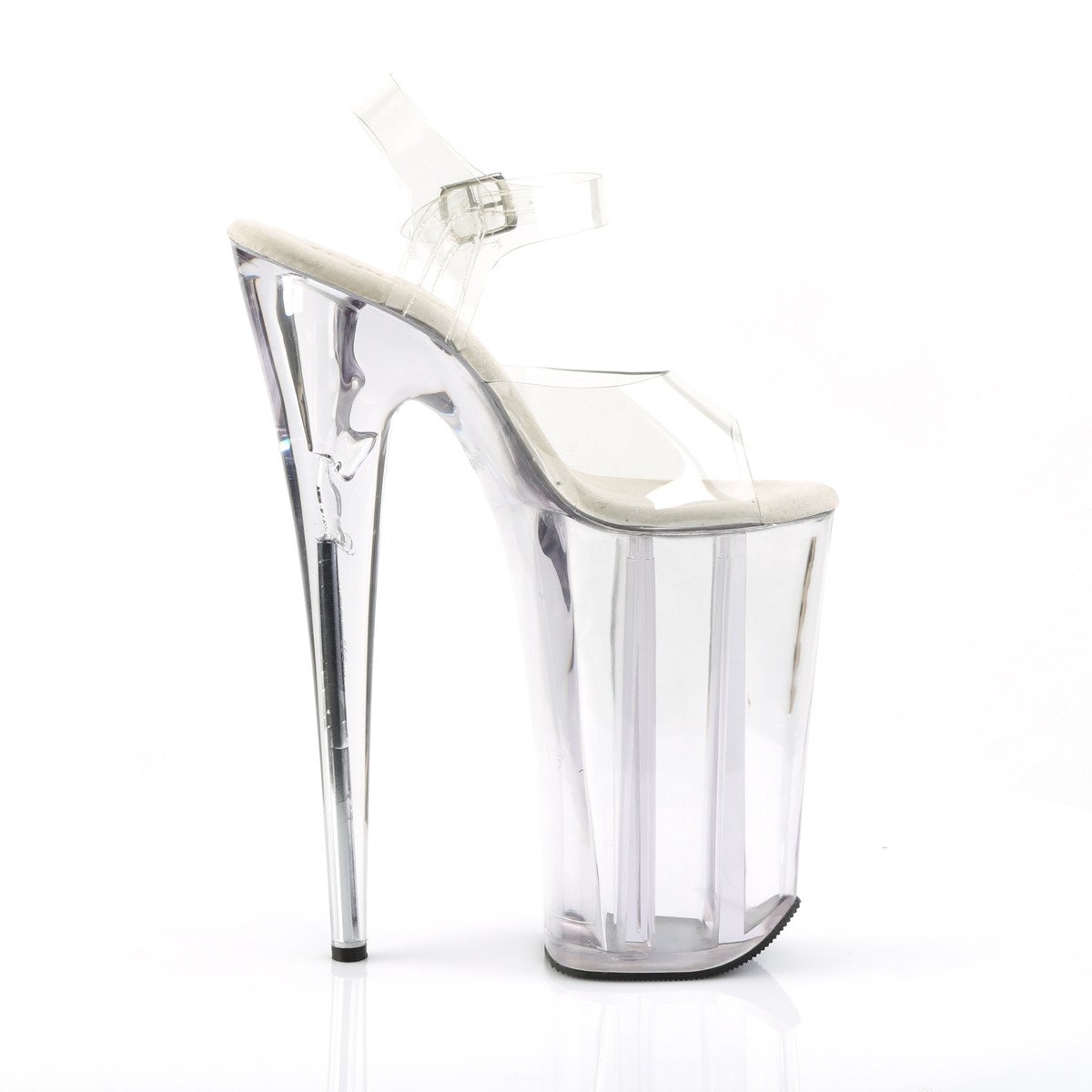 Pleaser Beyond-008 C/M - Clear High-Platform Sandals
