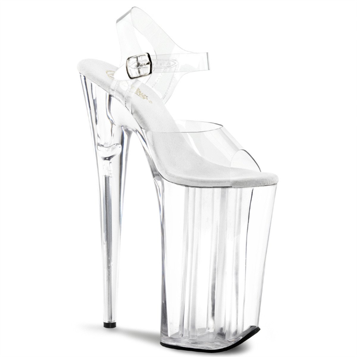 Pleaser Beyond-008 C/M - Clear High-Platform Sandals