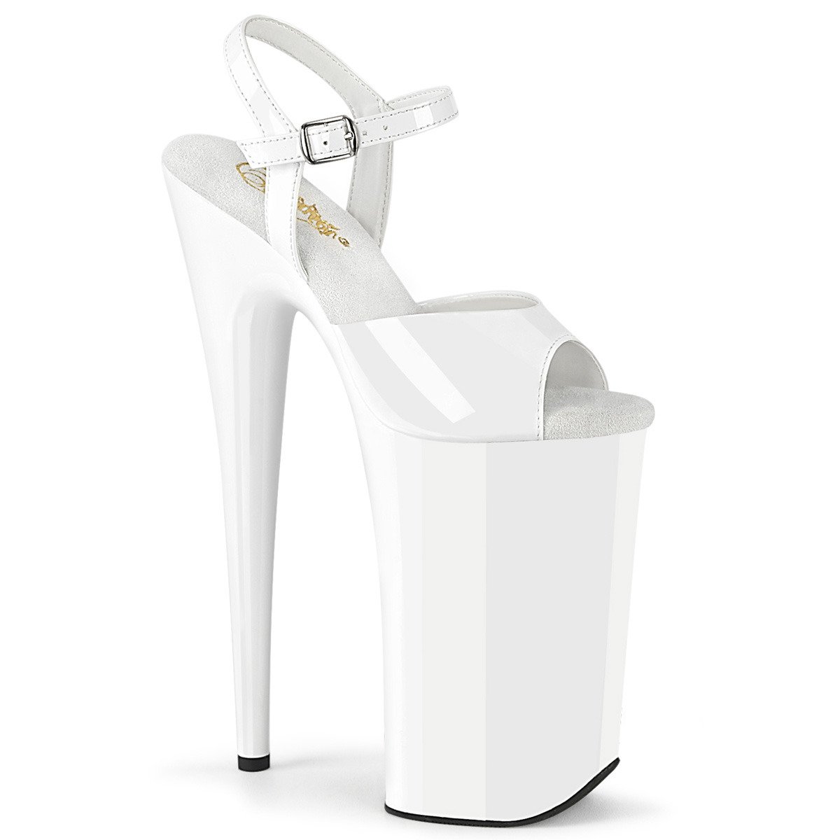 Pleaser Beyond-009 W/M - White High-Platform Sandals