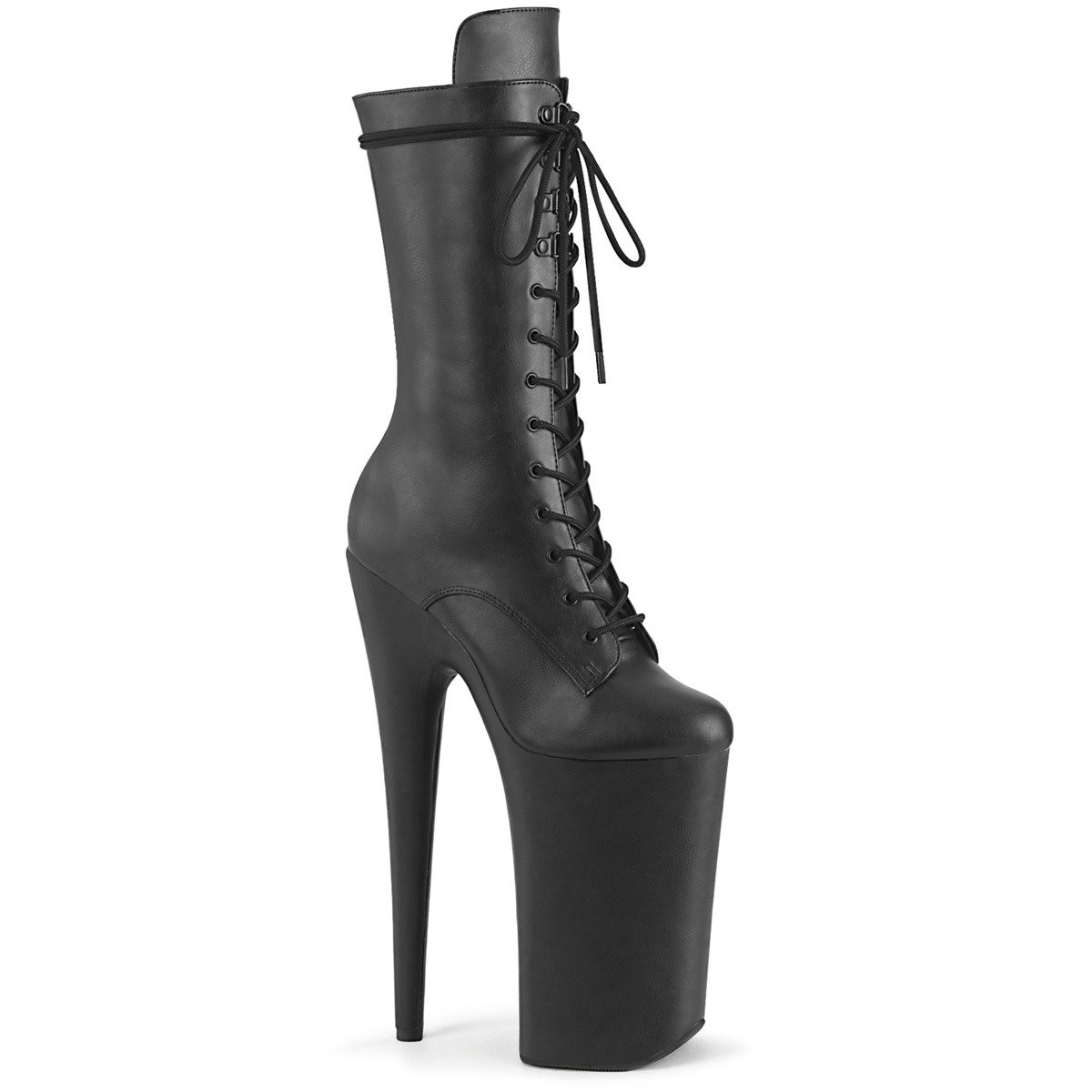 Pleaser Beyond-1050WR BPU/M - Black High-Platform Ankle Boots