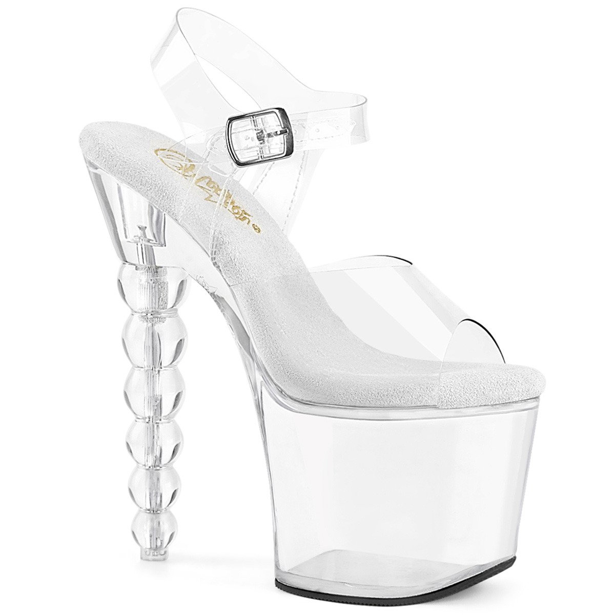 Pleaser Bliss-708 C/M - Clear High-Platform Sandals