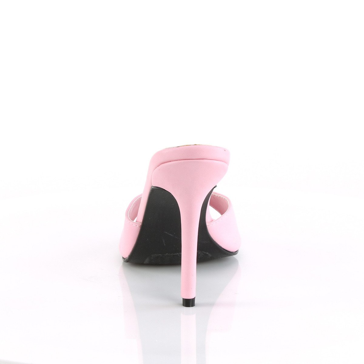 Pleaser Classique-01 BPPU - Pink High-Heel Single Sole Slides