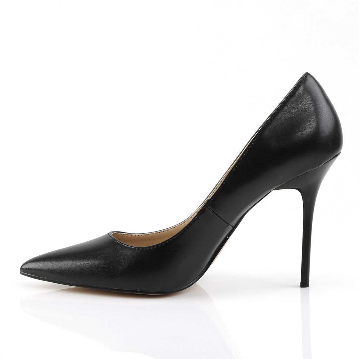 Pleaser Classique-20 BPU - Black High-Heel Stilettos