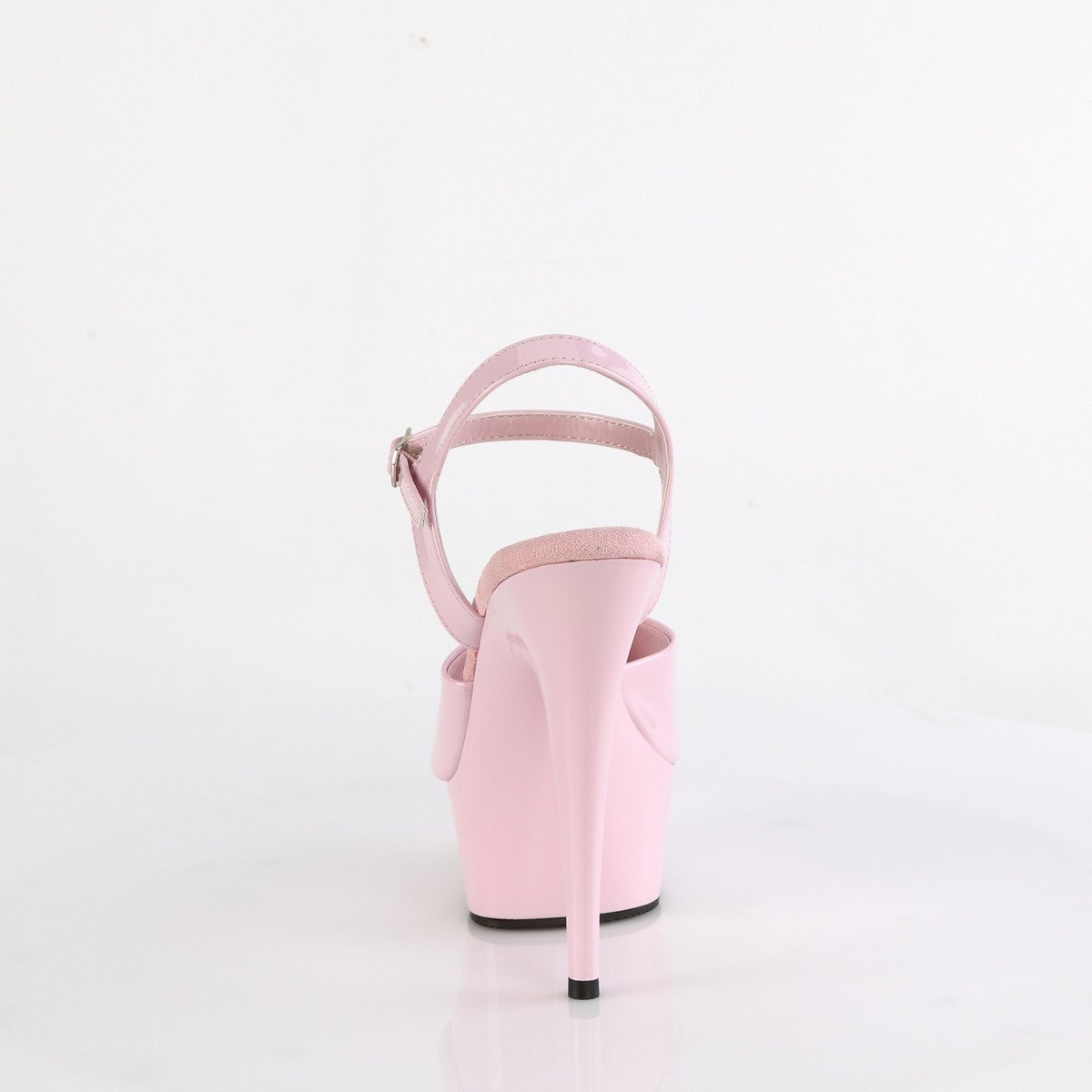 Pleaser Delight-609 BP/M - Shiny Pink Platform High-Heel Sandals