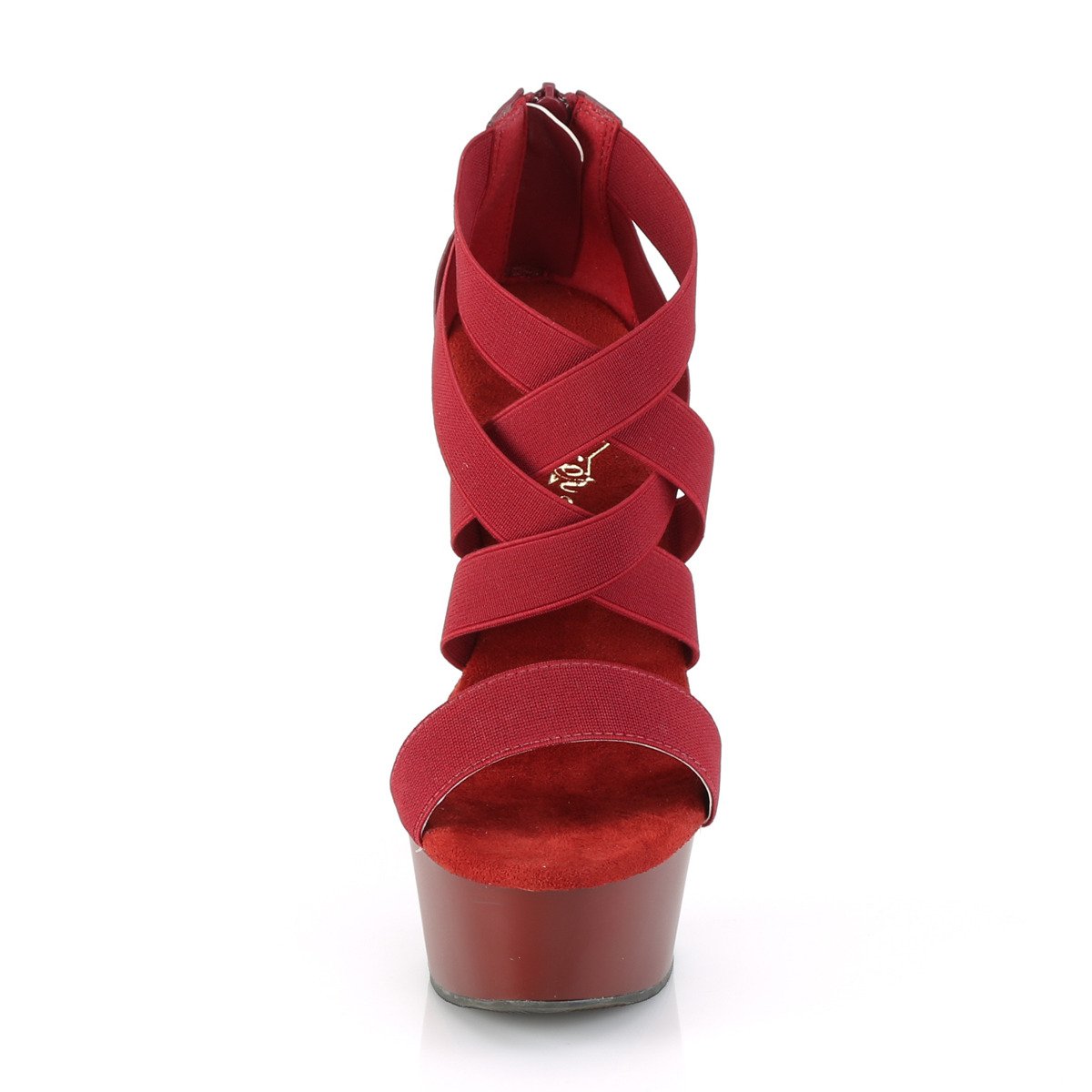 Pleaser Delight-669 BYELS-PU/M - Violet Platform High-Heel Sandals