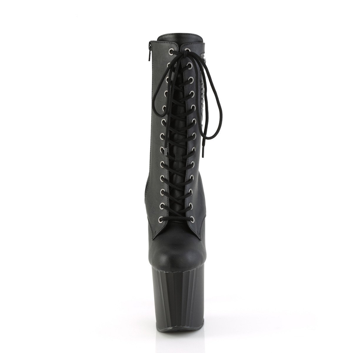 Pleaser Enchant-1040PK BPU/M - Black High-Platform Ankle Boots