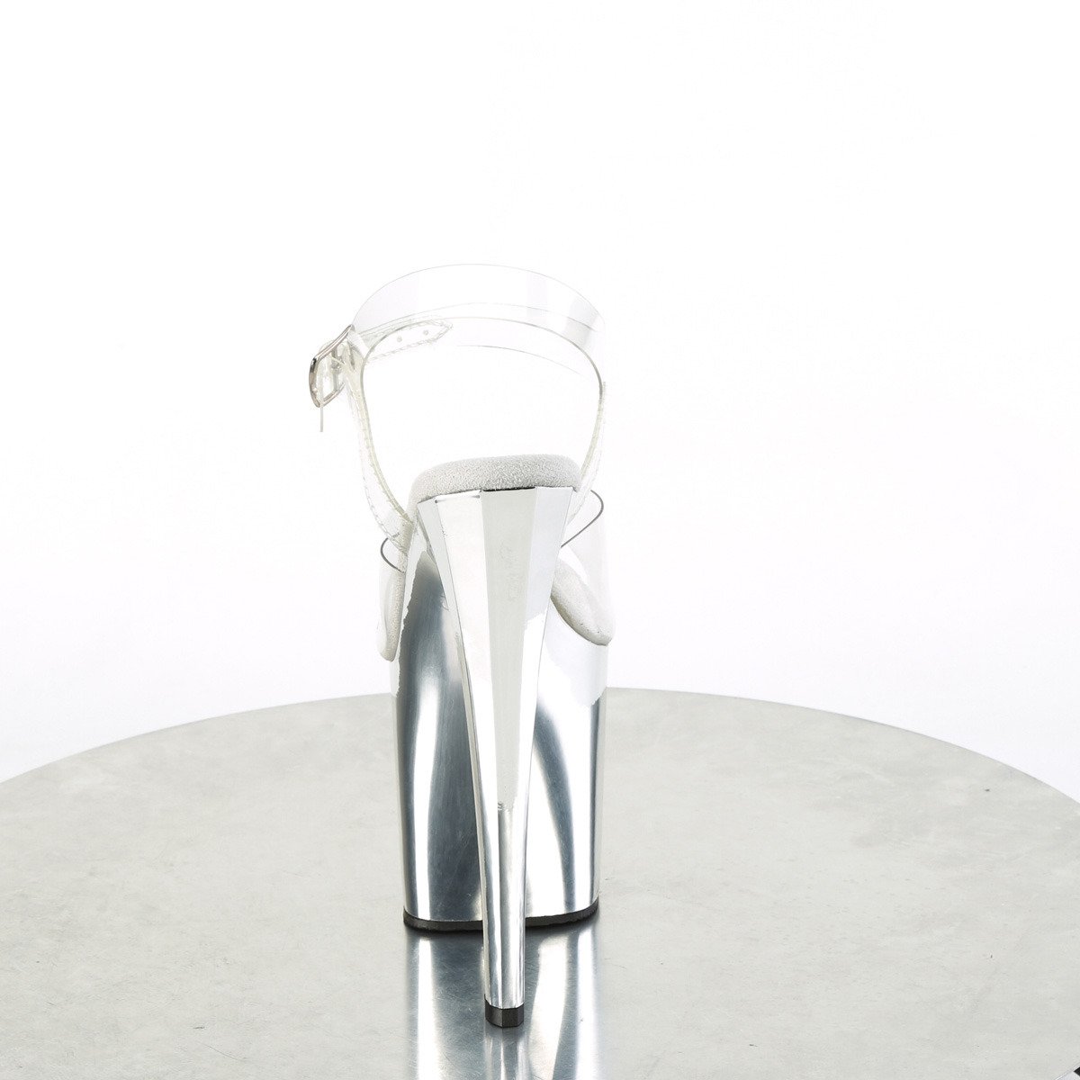 Pleaser Enchant-708 C/SCH - Clear High-Platform Sandals