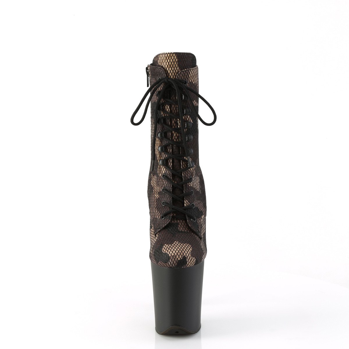 Pleaser Flamingo-1020CM GRNMS/B - Camouflage High-Platform Ankle Boots