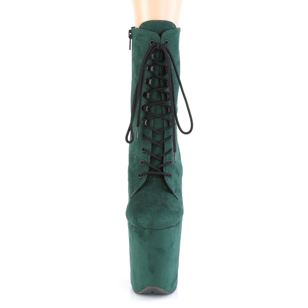 Pleaser Flamingo-1020FS EMGFS/M - Green High-Platform Ankle Boots