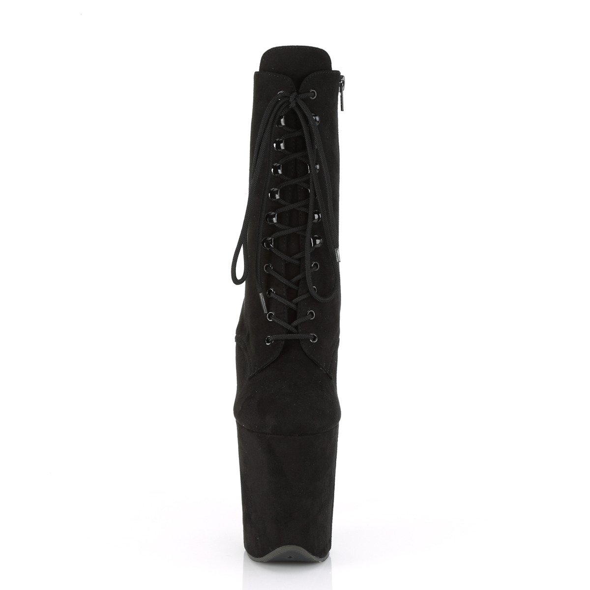 Pleaser Flamingo-1020FS BFS/M - Black High-Platform Ankle Boots