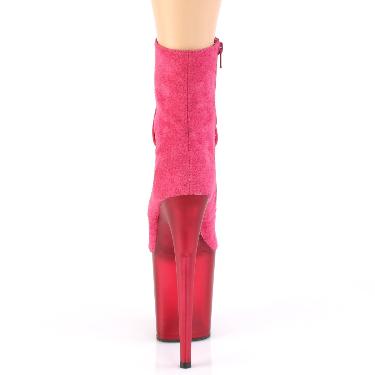 Pleaser Flamingo-1020FST HPFS/HP - Pink High-Platform Ankle Boots