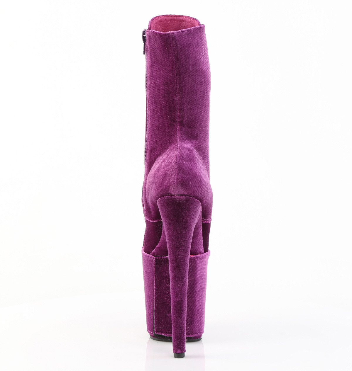 Pleaser Flamingo-1045VEL PP/M - Violet High-Platform Ankle Boots