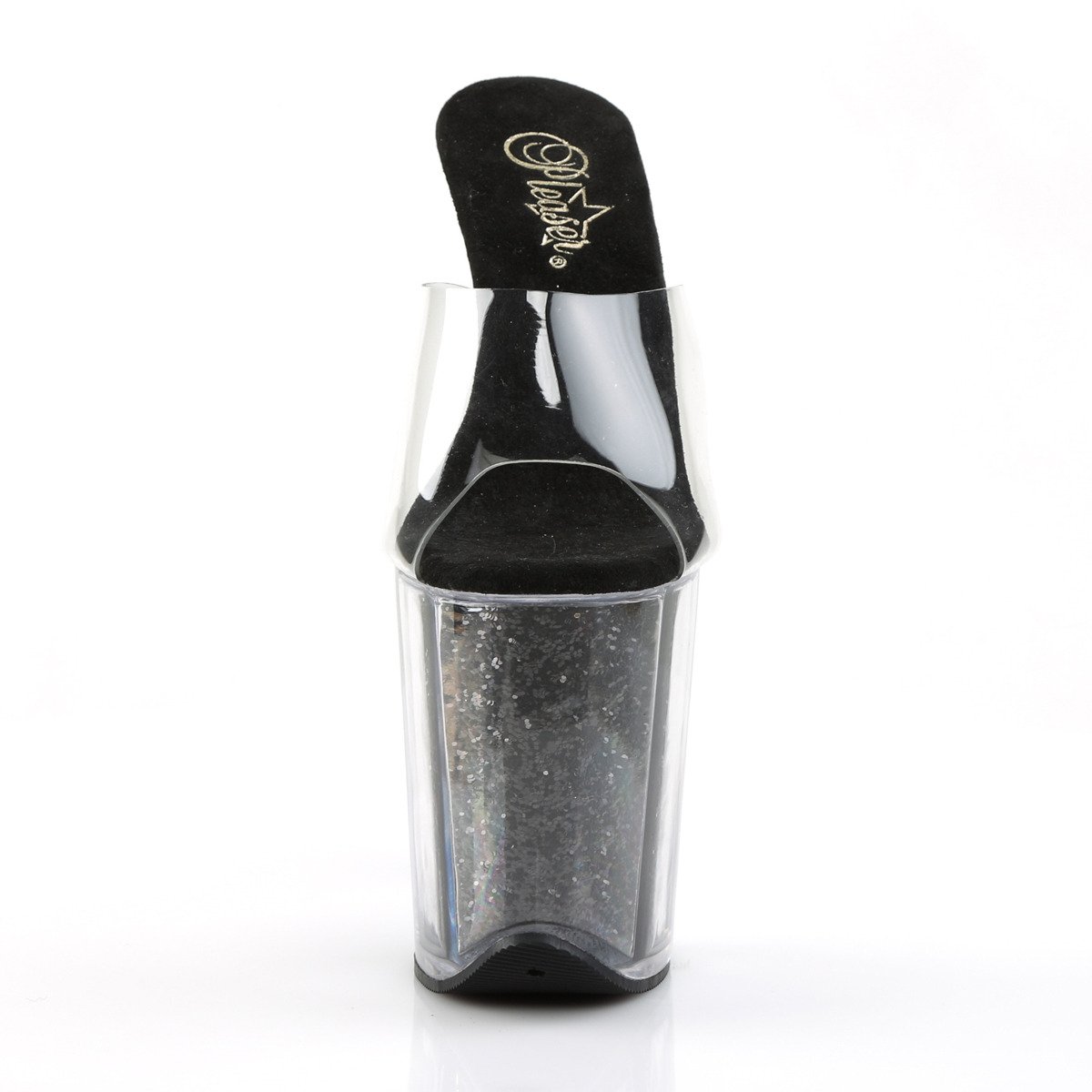 Pleaser Flamingo-801G C/BG - Clear High-Platform Sandals