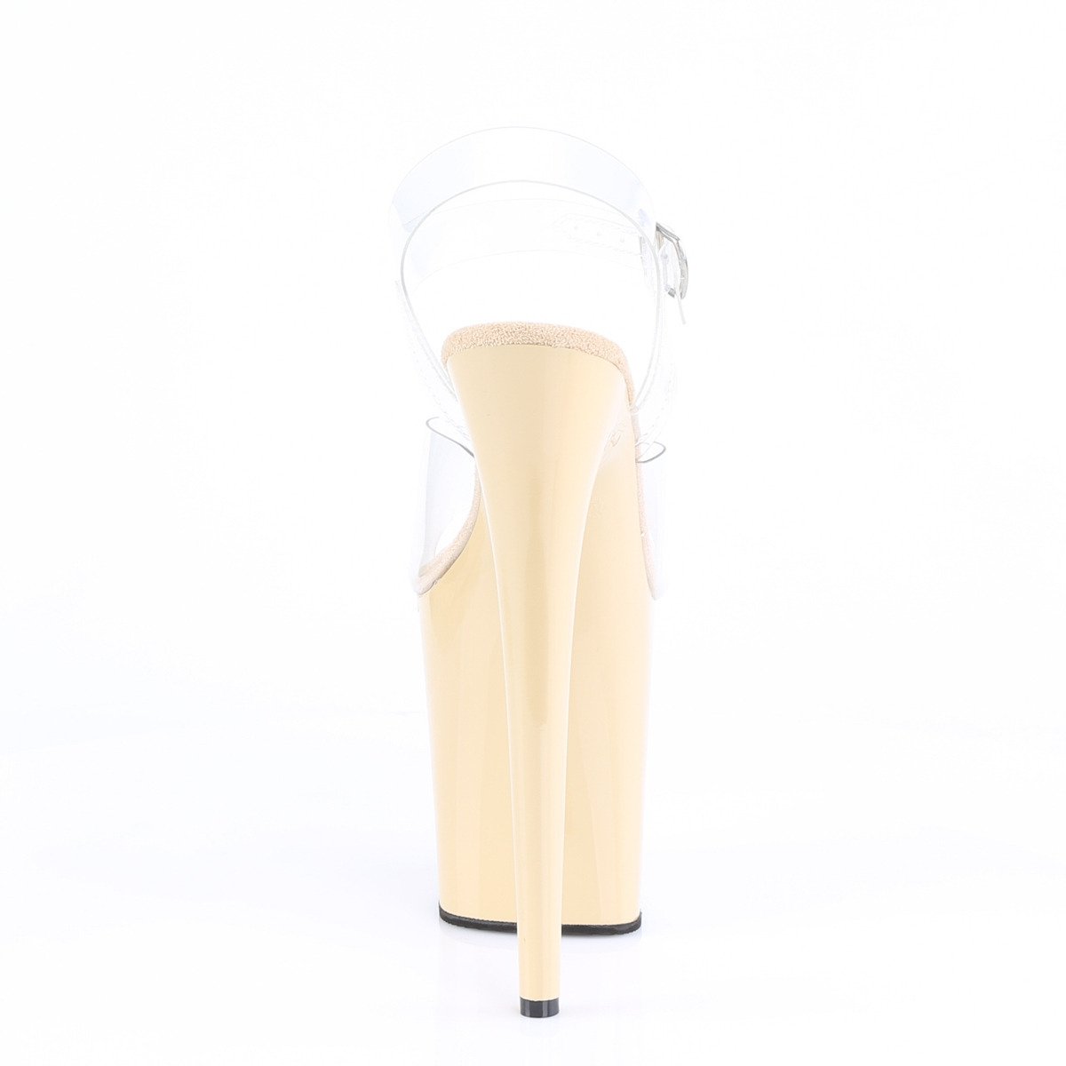 Pleaser Flamingo-808 C/CR - Clear High-Platform Sandals