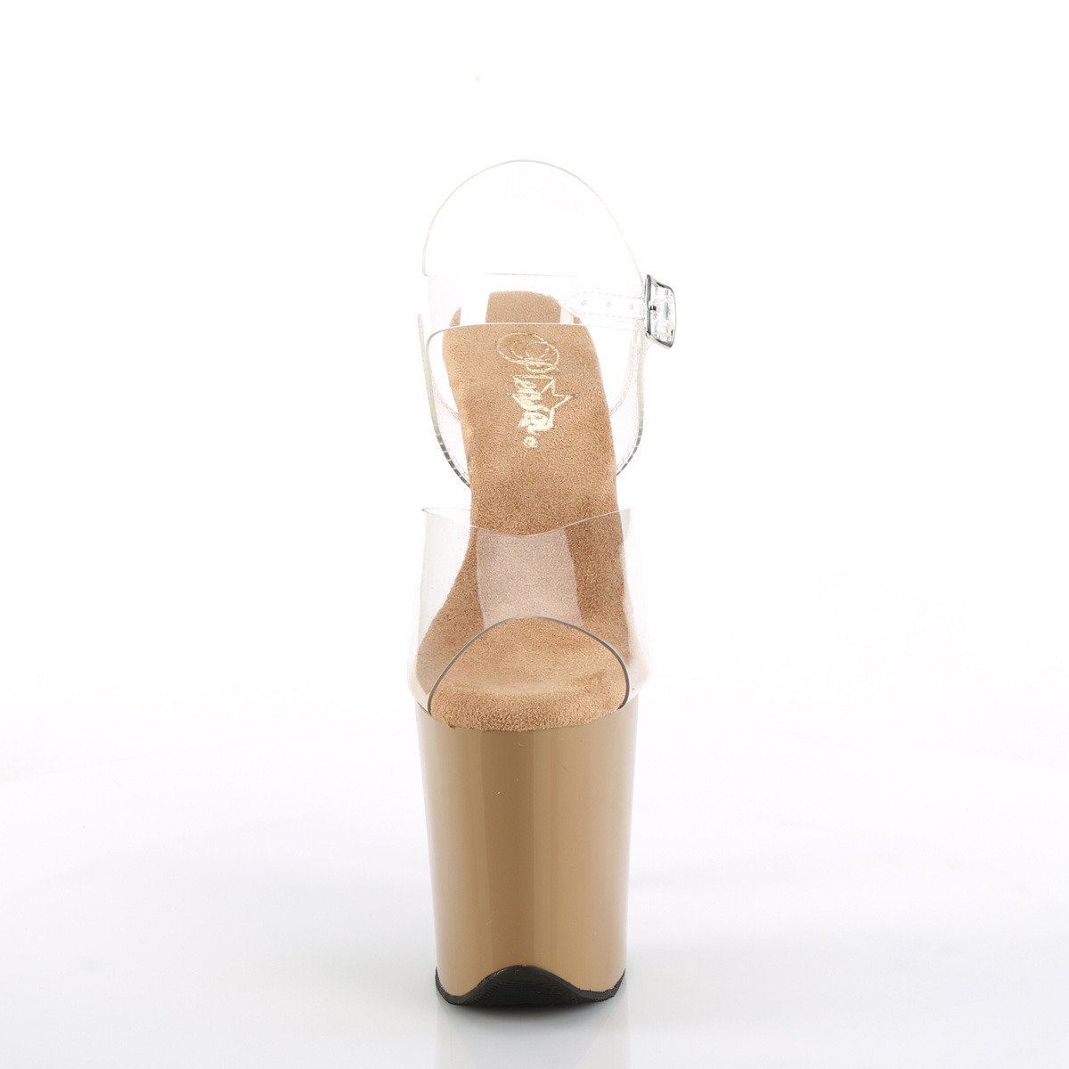 Pleaser Flamingo-808 C/TF - Clear High-Platform Sandals