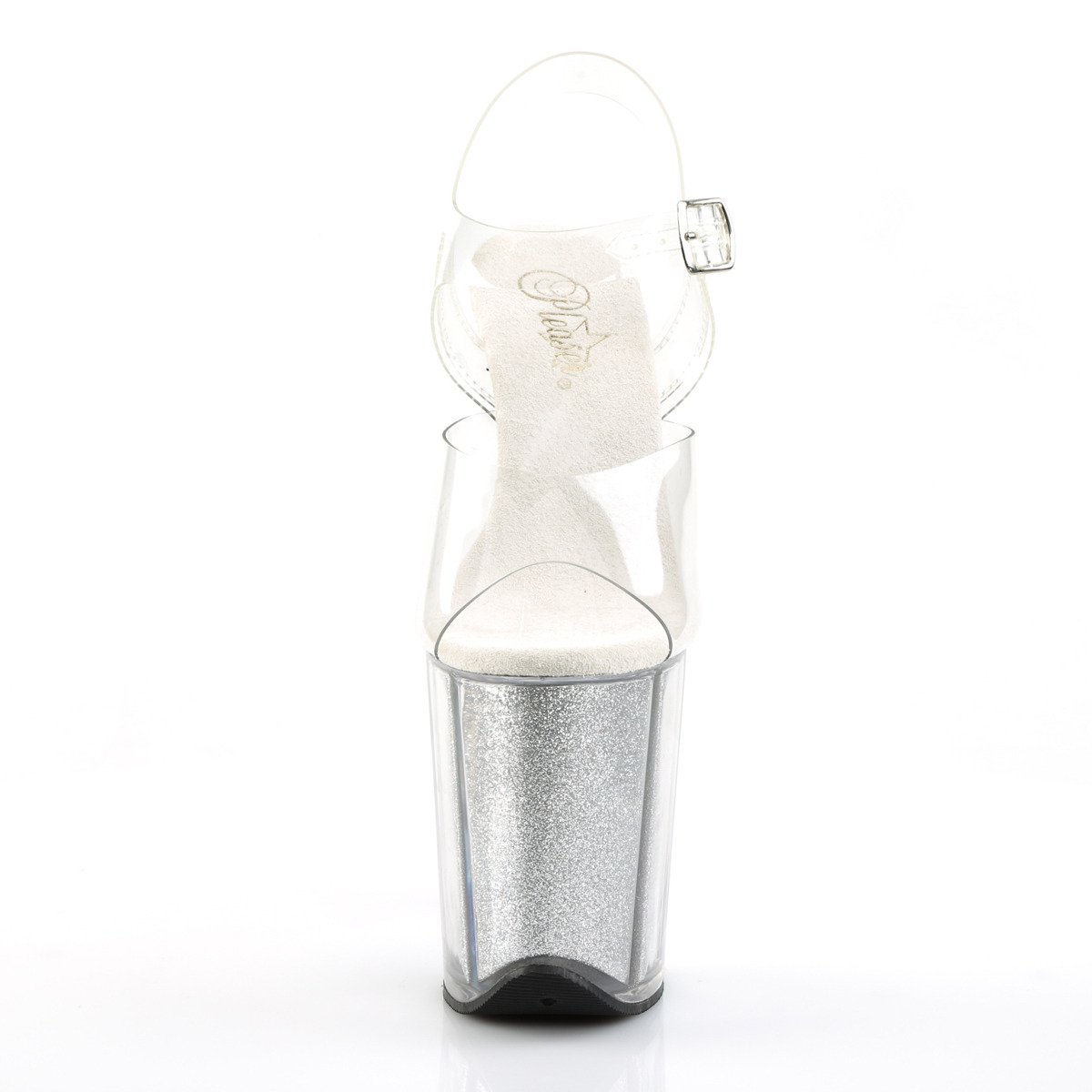 Pleaser Flamingo-808G C/S - Clear High-Platform Sandals