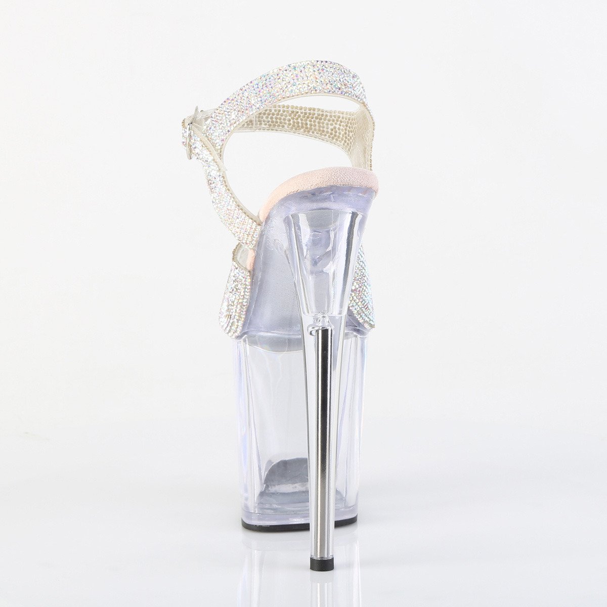 Pleaser Flamingo-808N-RS SRS/C - White High-Platform Sandals