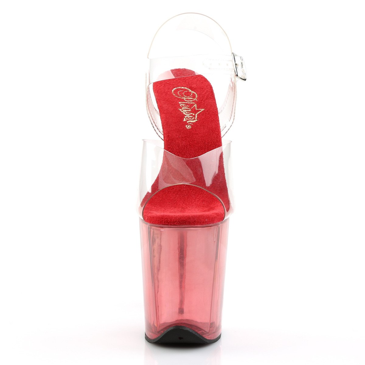 Pleaser Flamingo-808T C/R - Clear High-Platform Sandals