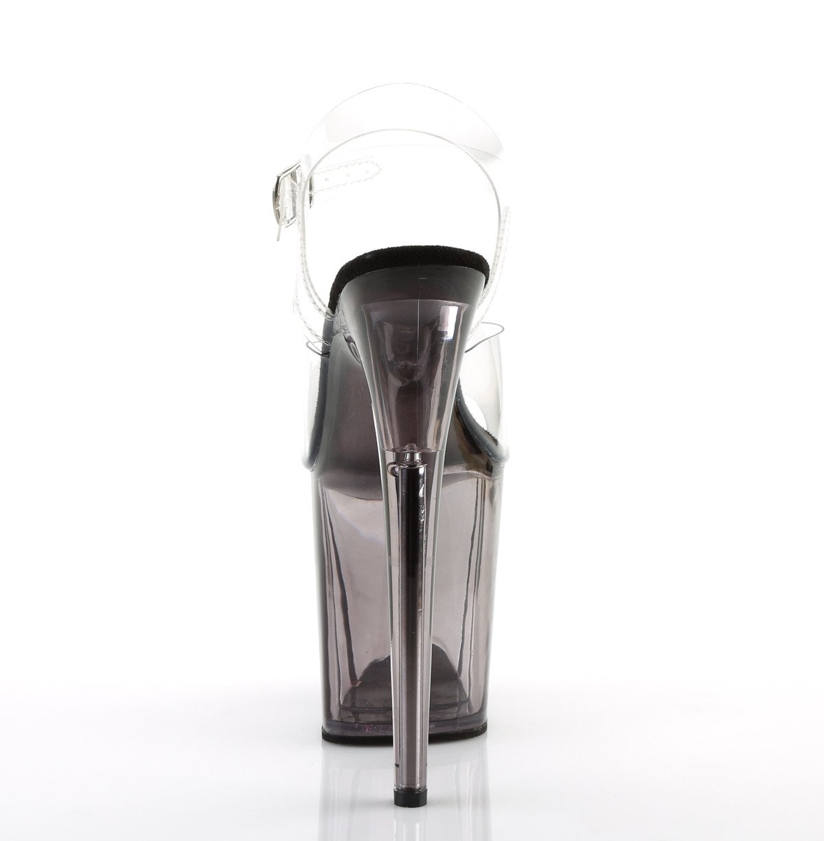 Pleaser Flamingo-808T C/SMK - Clear High-Platform Sandals