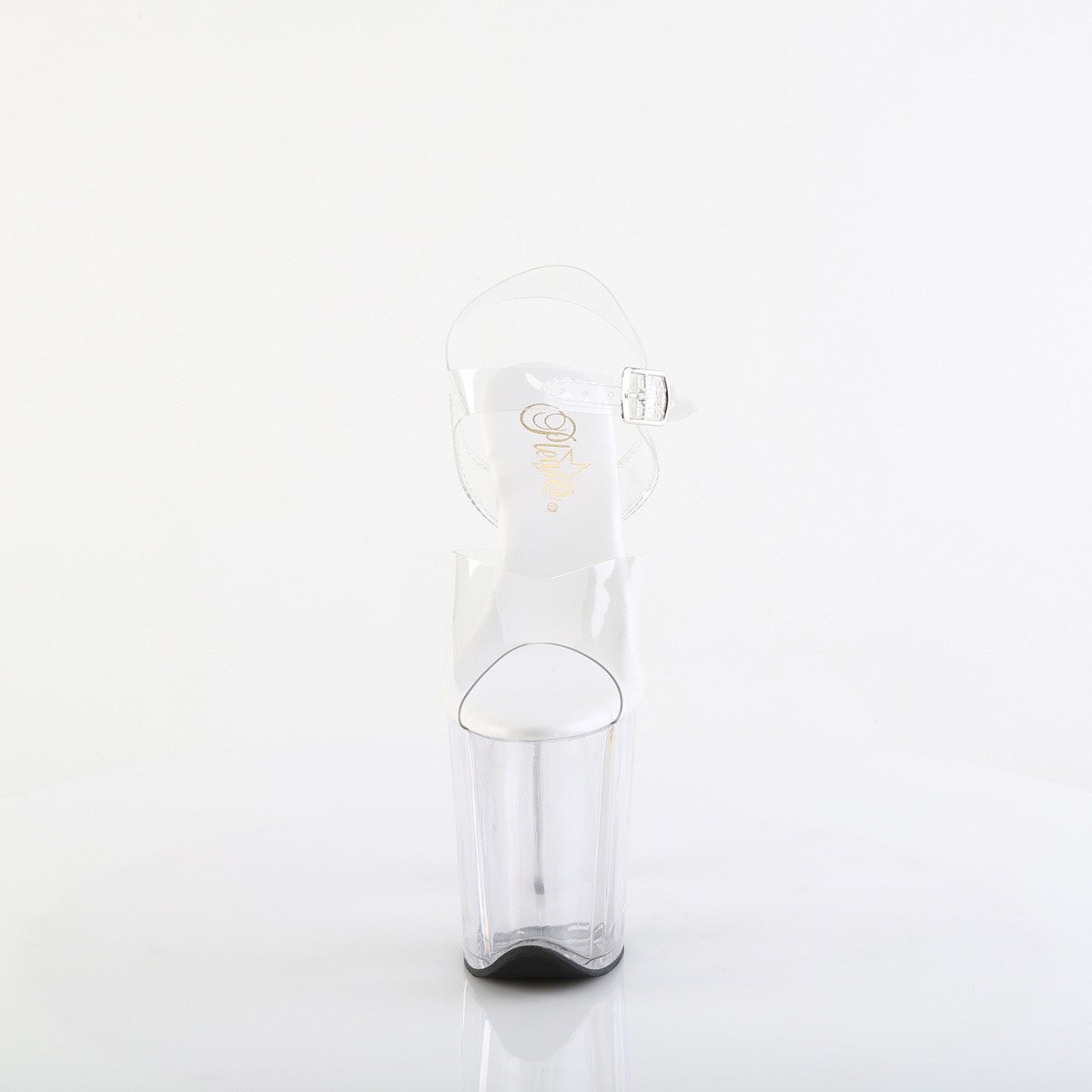 Pleaser Flamingo-808VL C/M - Clear High-Platform Sandals