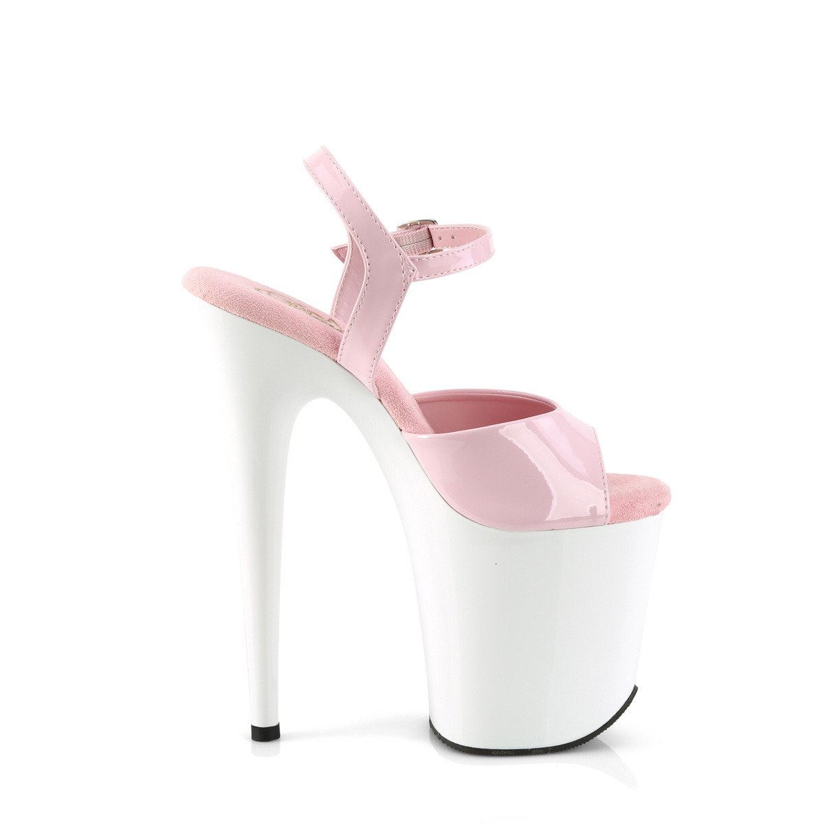 Pleaser Flamingo-809 BP/W - Shiny Pink High-Platform Sandals