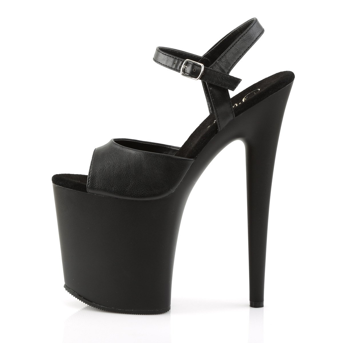 Pleaser Flamingo-809 BPU/M - Black High-Platform Sandals