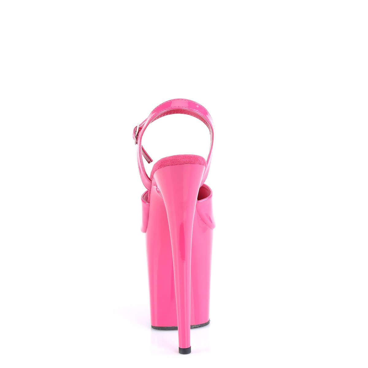Pleaser Flamingo-809 HP/M - Shiny Pink High-Platform Sandals